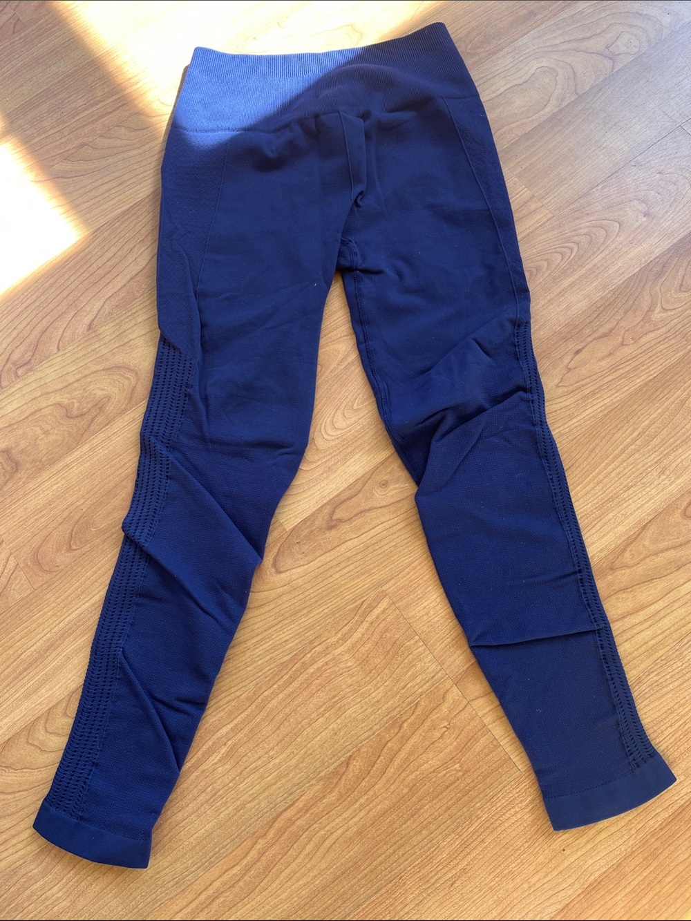 Lululemon Navy Seam-Detail Active Leggings